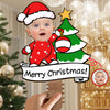 Custom Photo Baby's 1st Christmas Tree Topper Decor For Christmas CH07 896650