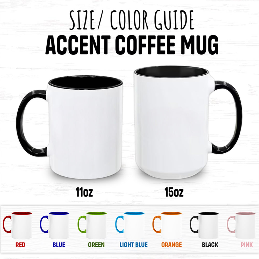 Custom Pet Photo Portrait Watercolor Print Full Accent Mug For Pet Lovers LM32 669437