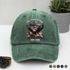 250 Years of Freedom 1776–2026 Eagle Patriotic Washed Denim Baseball Cap HO82 901272