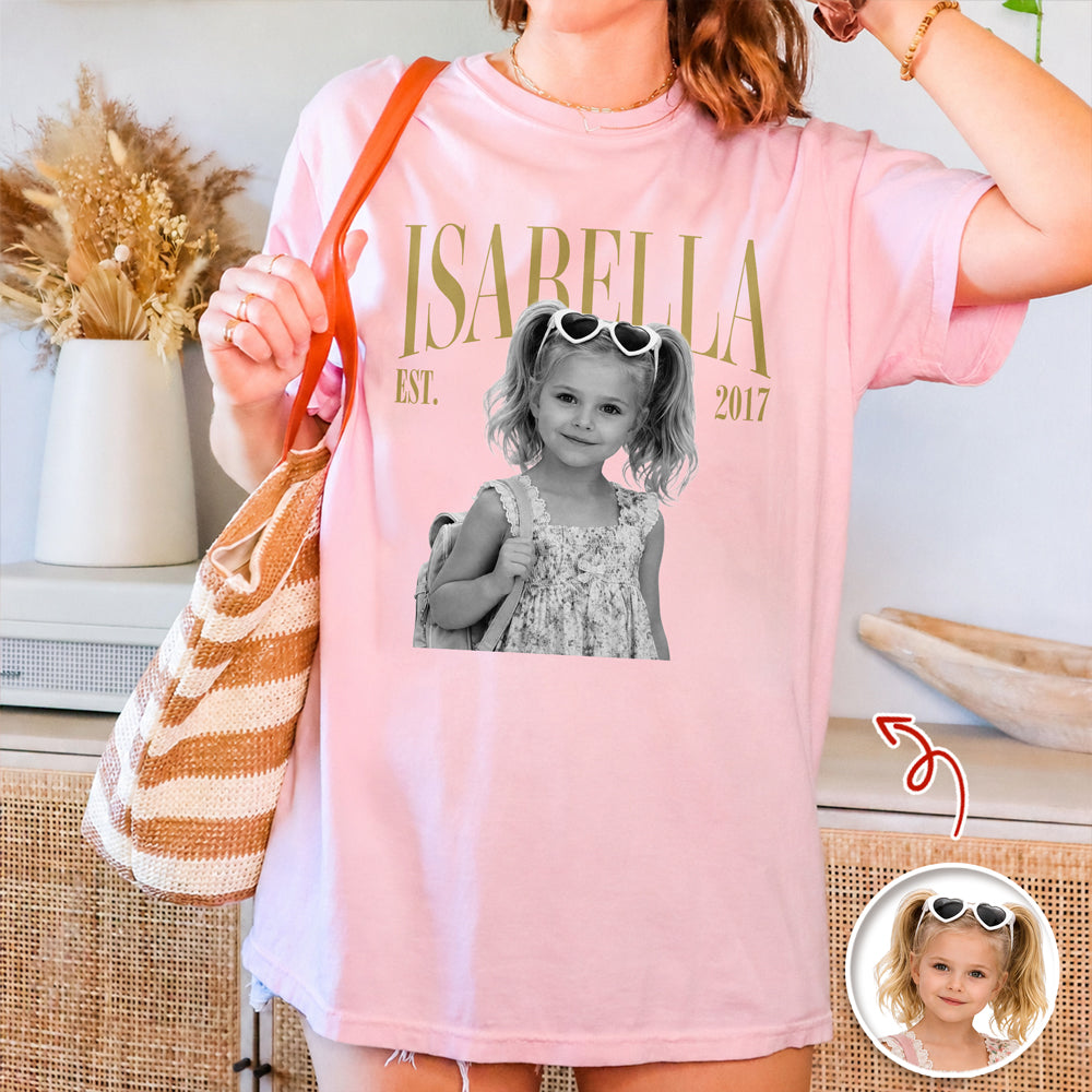 Personalized Vintage Photo Year Birthday Comfort Shirt Milestone Birthday Gift HO82 903268