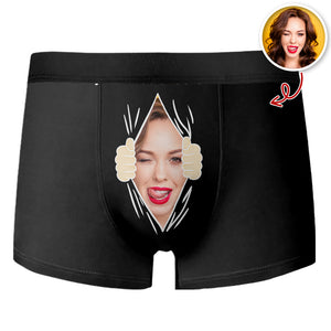 Custom Funny Property Of Her Photo Men's Boxer Briefs TH10 898119