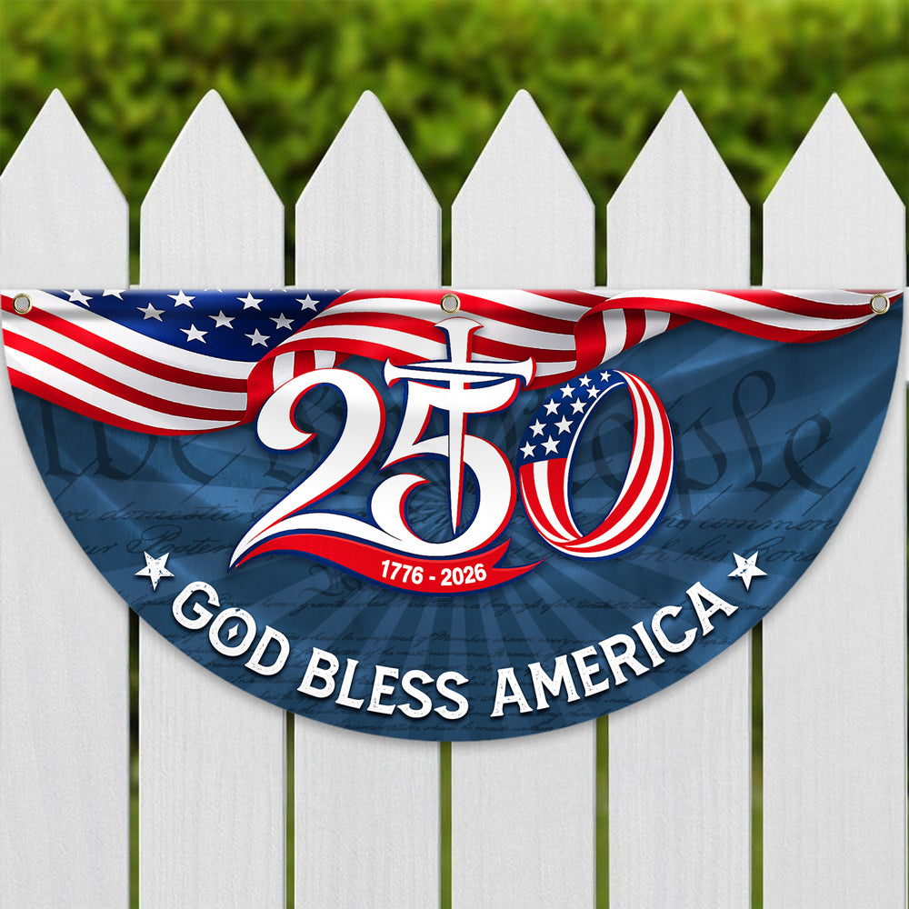 Custom Family Name 250th Anniversary God Bless America 1776-2026 HO82 902784