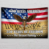 Personalized God Bless America 250 Years Of Freedom Banner House Flag HO82 900900