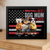 Custom Photo Best Dog Cat Dad Ever US Flag Picture Frame Uniform Ver HA75 892190