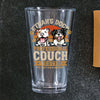 Personalized Professional Couch Tester Beer Glass Gift For Dog Lovers HO82 902446