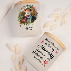 Custom Photo In Loving Memory Of Precious Moments Memorial Glass Jar With LED Candle LM32 893493