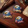 Personalized Patriotic US Flag Bald Eagle Acrylic Pin CH07 910990