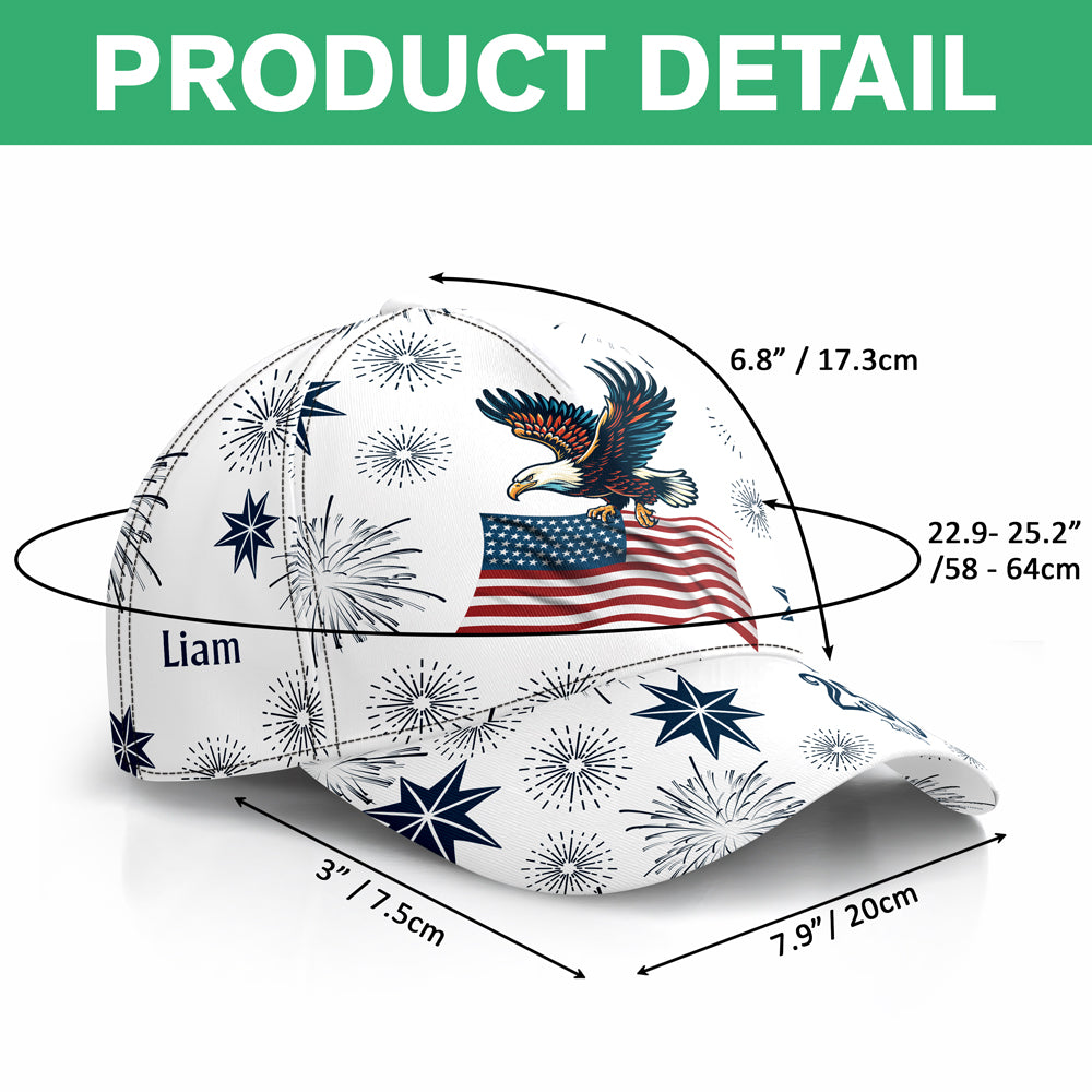 Personalized USA 250 Anniversary Eagle 1776-2026 Classic Cap HO82 902068
