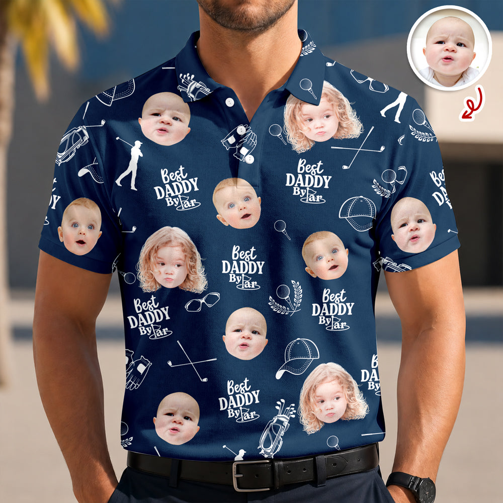 Custom Photo Best Dad By Par Golf Pattern Gift For Father, Mother CH07 911464