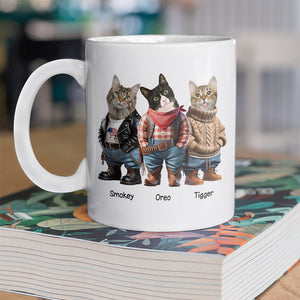 Custom Photo Cool Dog Cat Career Uniforms White Mug For Pet Lovers HA75 891952