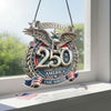 Custom Family Name USA Eagles 250th Anniversary Semiquincentennial 1776-2026 Acrylic Suncatcher CH07 910860