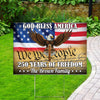 Personalized 250 Years Of Freedom, God Bless America Yard Sign HO82 900902