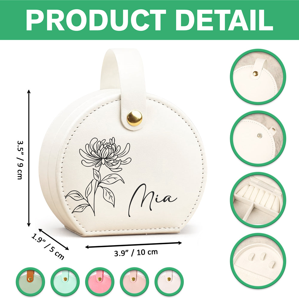 Custom Your Name On Jewelry Box With Handle TH10 894291