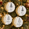 Custom Name Christmas Tree Resin Ornament, Personalized Holiday Decoration, Christmas Keepsake Gift CH07 180506