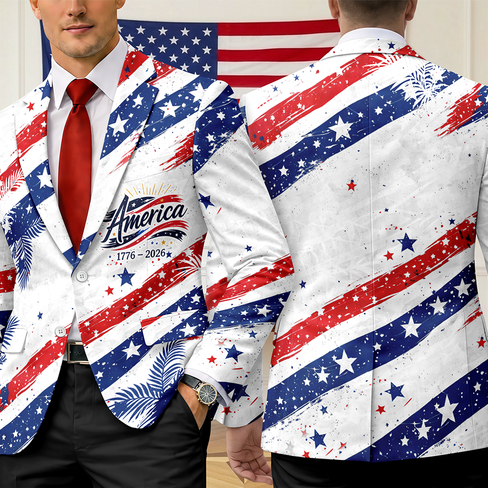 250 Years Semiquincentennial 1776-2026 America Men's Suit CH07 911032