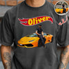 Custom Name With Car Photo Wheel Comfort Shirt CH07 180338