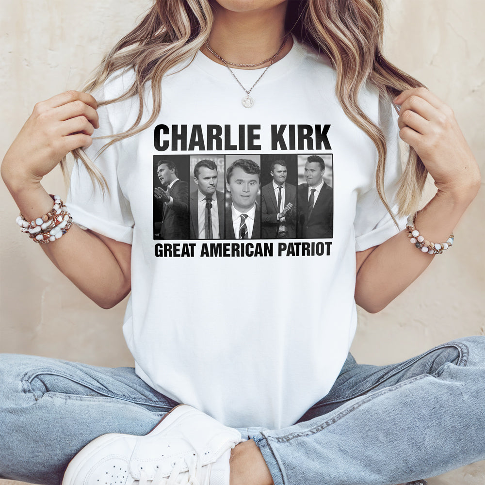 Charlie Kirk Great American Patriot Bright Shirt HA75 64474