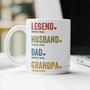 Legend, Husband, Dad, Grandpa Father's Day Gift Mug TH10 892643