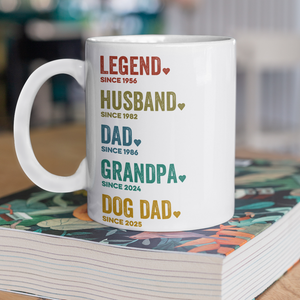 Legend, Husband, Dad, Grandpa Father's Day Gift Mug TH10 892643