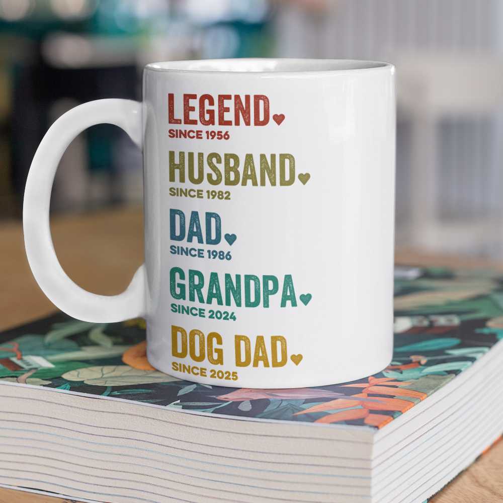 Legend, Husband, Dad, Grandpa Father's Day Gift Mug TH10 892643