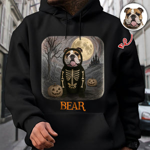 Custom Spooky Cute Dog Halloween Dark Shirt Personalized Dog Lover Gift CH07 899426