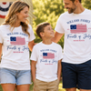 Custom Family Name 4th of July American Flag Matching Shirt LM32 669049