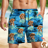 Custom Dog Photo Tropical Summer Pattern Beach Short HO82 902386