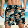 Custom Dog Photo Tropical Vacation Aloha Beach Short HO82 902388