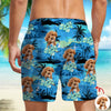 Custom Dog Photo Tropical Summer Pattern Beach Short HO82 902386