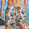 Custom Photo Floral Aloha Pattern Beach Shorts HO82 902384