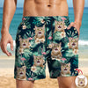 Custom Cat Photo Tropical Vacation Aloha Beach Short HO82 902458