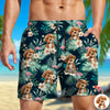 Custom Dog Photo Tropical Vacation Aloha Beach Short HO82 902388