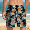 Custom Dog Photo Tropical Vacation Aloha Beach Short HO82 902388