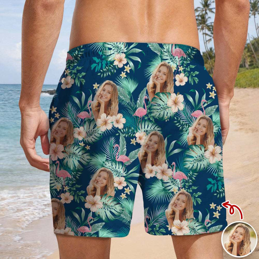 Custom Human Photo Tropical Vacation Aloha Beach Short HO82 902648