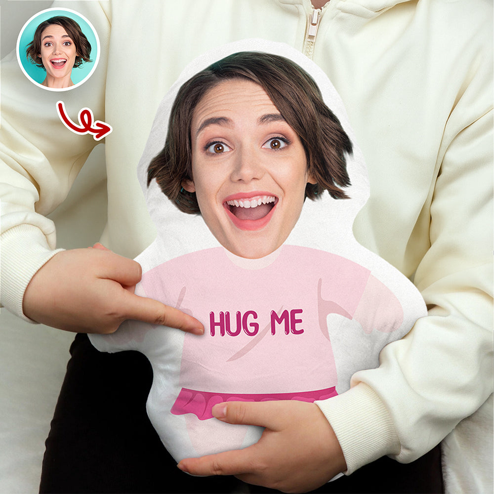 Custom Face Humanoid Custom Shaped Pillow Boyfriend Girlfriend Couple Gift HA75 898180