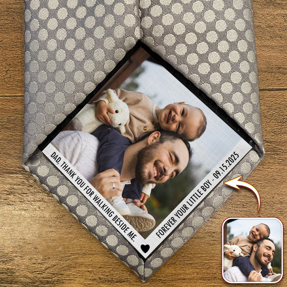 Custom Photo Father of The Bride, The Groom Tie Patch For Men HA75 897890