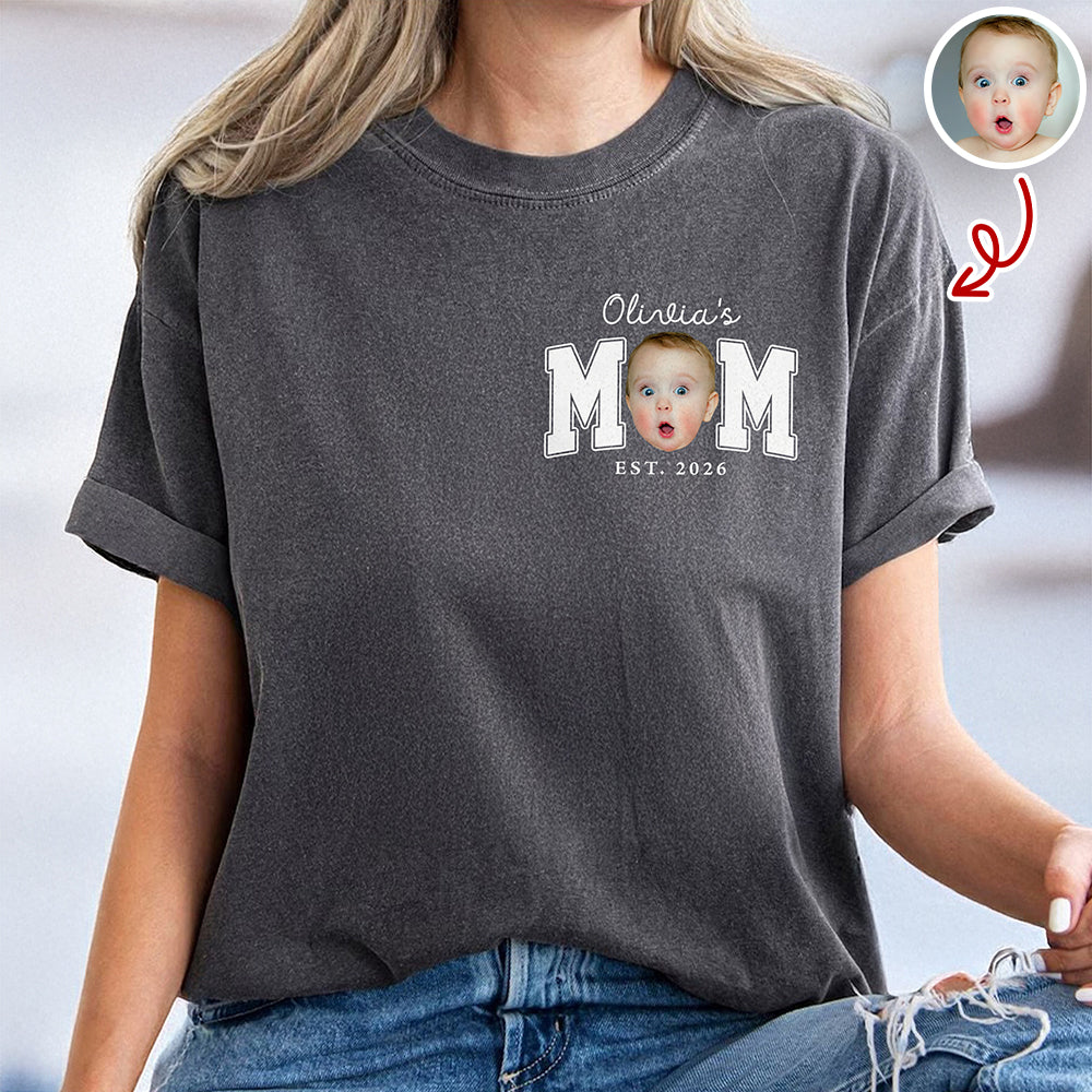 Custom Baby Photo Dad Mom Est Comfort Shirt TH10 169703