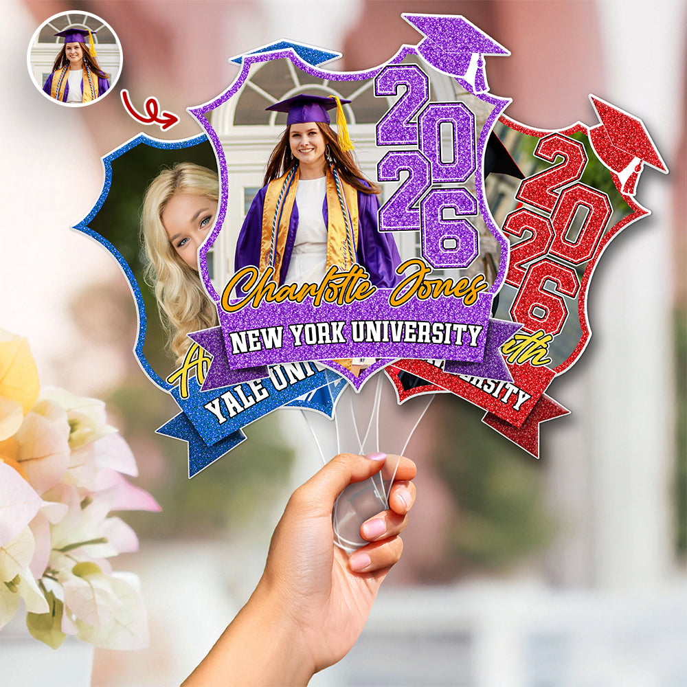 Custom Photo Class Of 2026 Graduation Face Fan HA75 920548