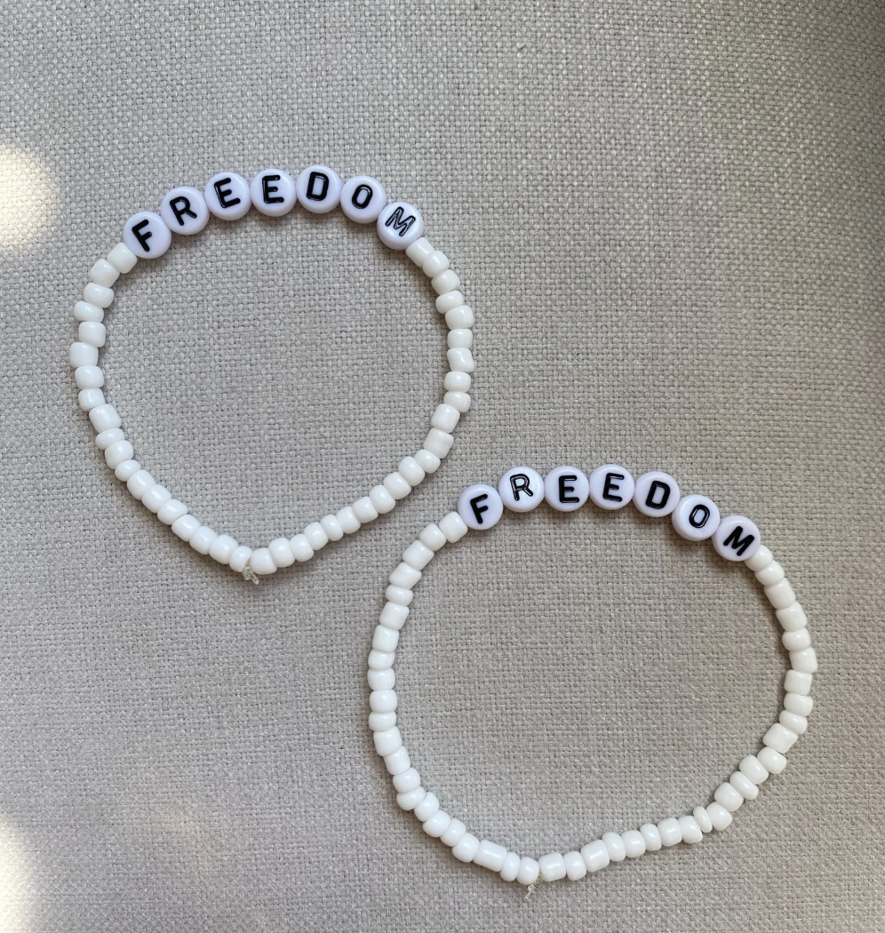 Freedom bracelet, Forever in remembrance of Charlie Kirk LM32 65775