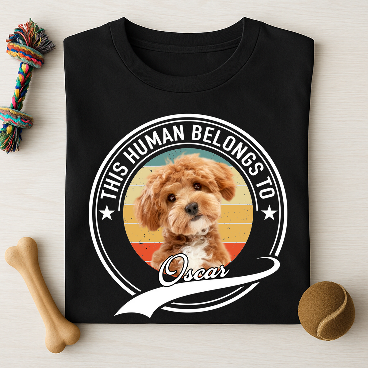 Human Belongs To Dog Cat Personalized Custom Photo Dog Cat Pet Shirt TH10 TA29 889223