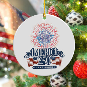 America 250 Firework Ceramic Ornament TH10 894649