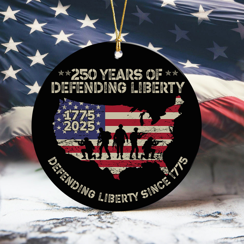 250 Years Of Defending Liberty Ceramic Ornament TH10 894691