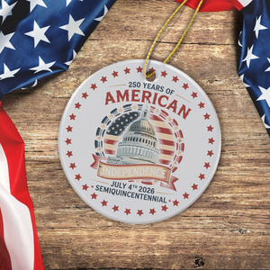 250 Years Of America Ceramic Ornament TH10 894663