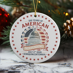 250 Years Of America Ceramic Ornament TH10 894663