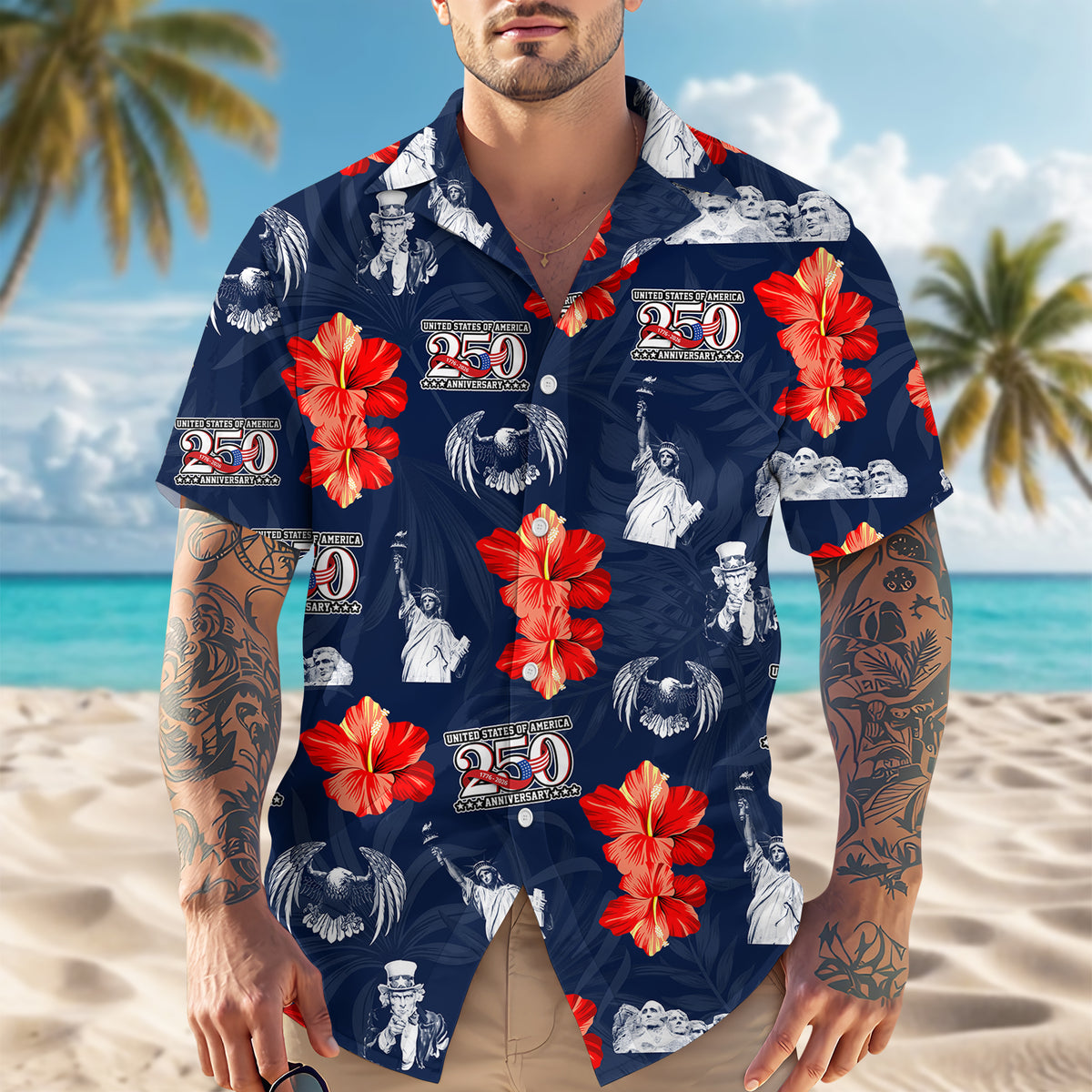 Personalized 250 Anniversary 1776-2026 Hawaii Shirt TH10 898867