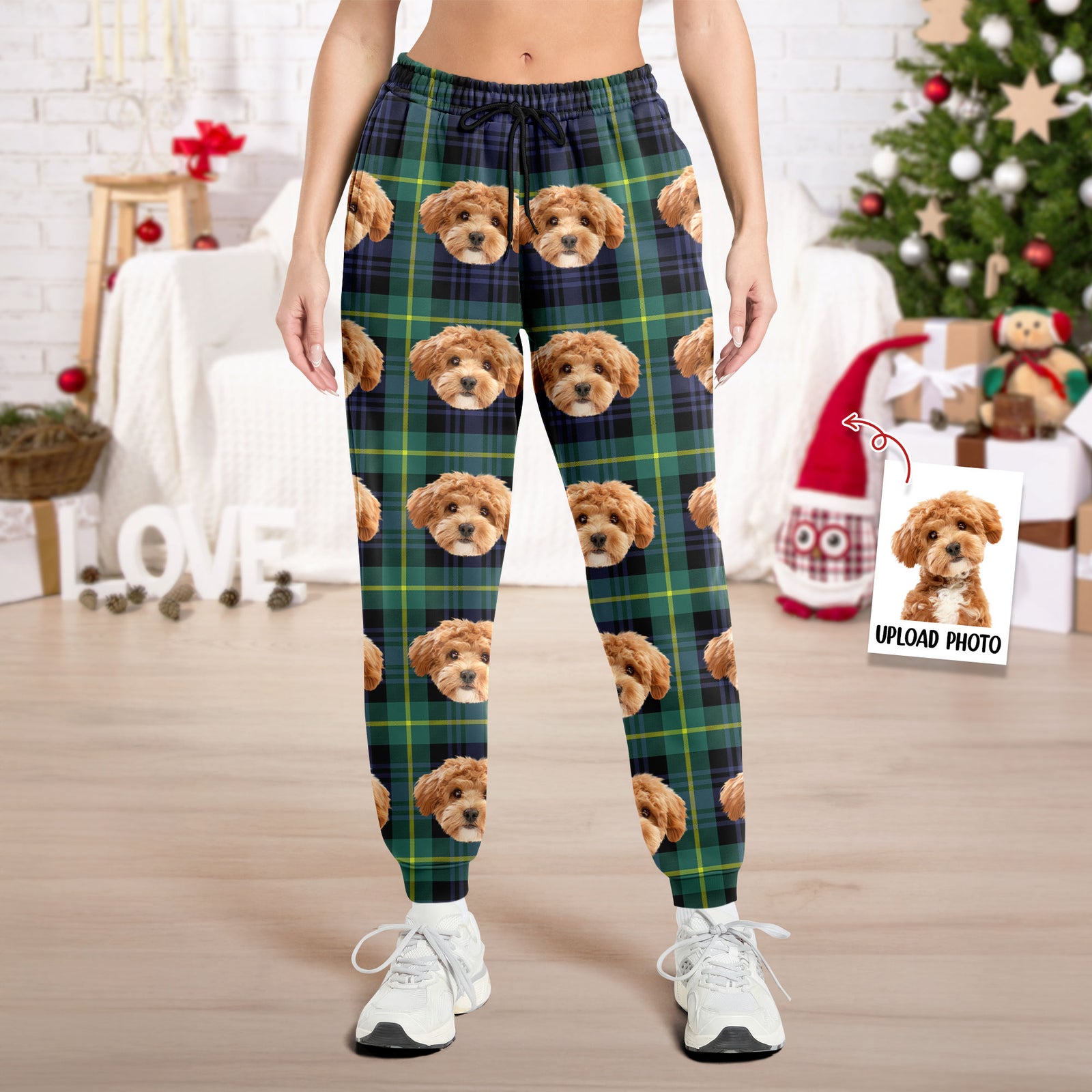 Custom Dog Cat Face Colorful Sweatpants For Dog Cat Lovers LM32 897417