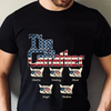 The Catfather US Flag Cat Personalized Dad Shirt HA75 892436