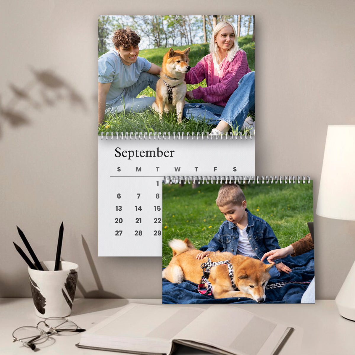 Custom Dog Photo Wall Calendar TH10 896697