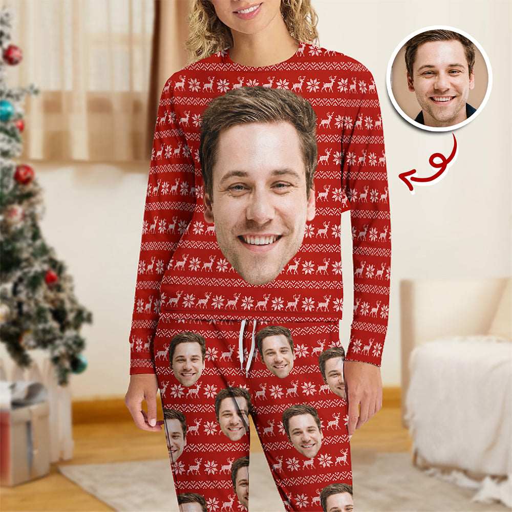 Custom Face Photo With Christmas Accesories Sleepwear CH07 899156