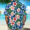 Custom Family Photo Colorful Tropical Hawaii Shirt TH10 892615